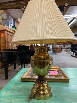 2 - BRASS TABLE LAMPS