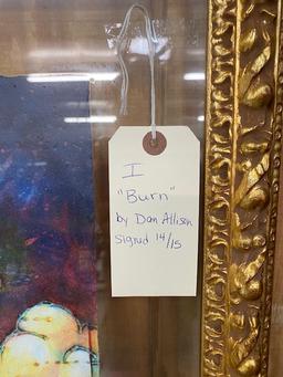 SIGNED "BURN" BY DAN ALLISON 14/15