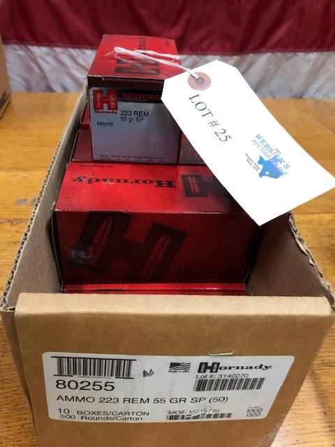 (10)  BOXES HORNADY 223REM