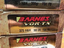 (4) BOXES BARNES  375 H&H