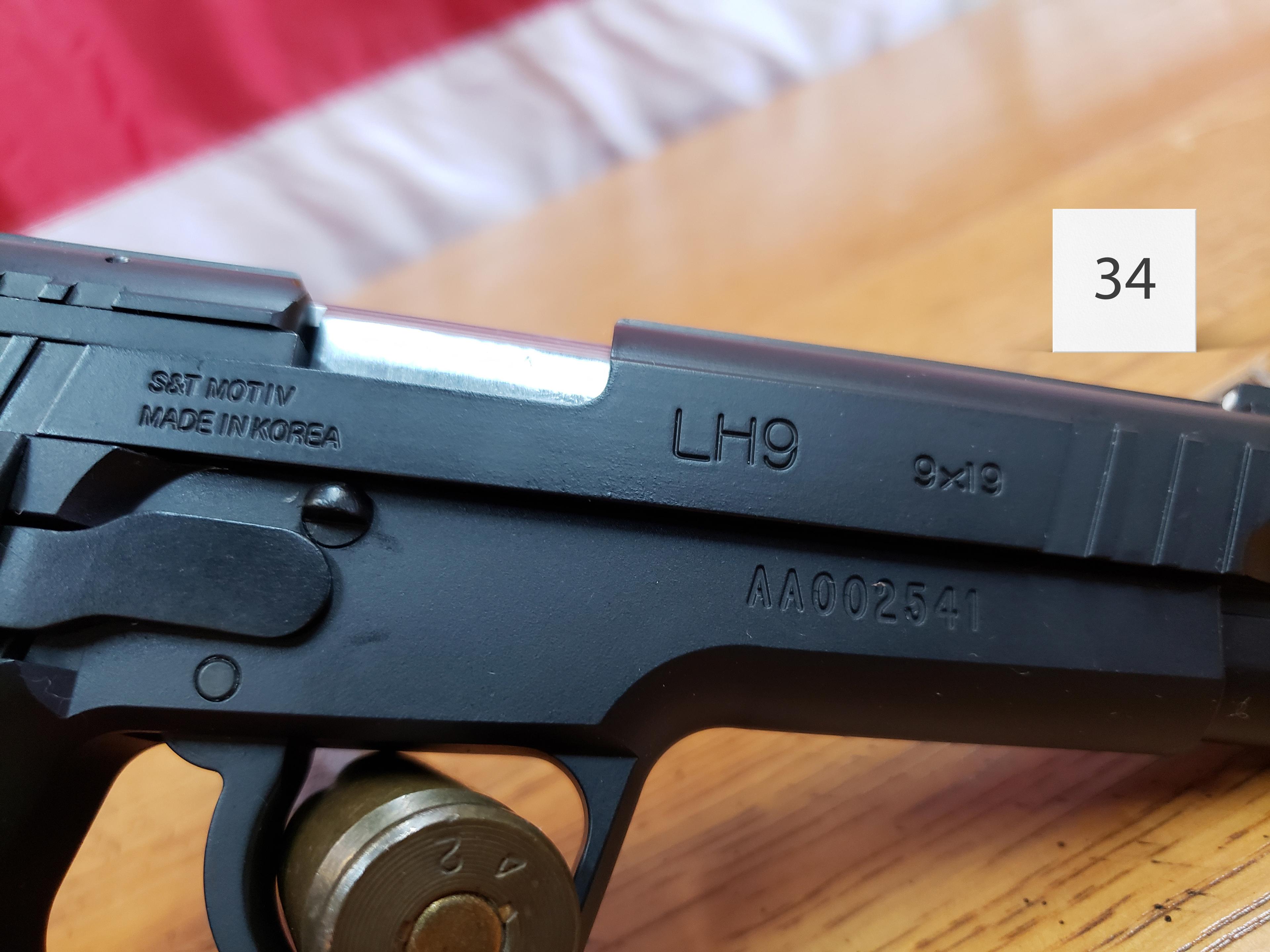 NEW LIONHART LH9 9MM SEMI AUTO PISTOL