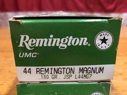 (2)  BOXES REMINGTON UMC .44 MAGNUM