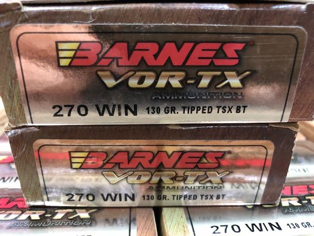 (10)  BOXES BARNES 270 WIN