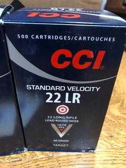 (4) BOXES CCI 22 LR