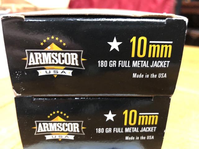 (4 ) BOXES ARMSCOR 10 MM