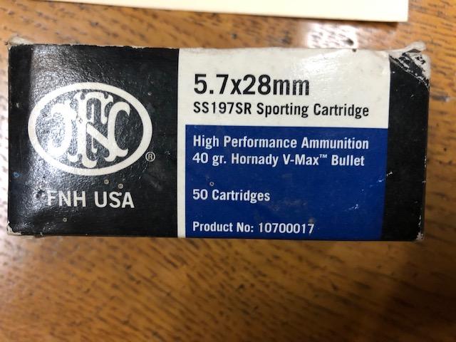 (4) BOXES FNH 5.7X28MM