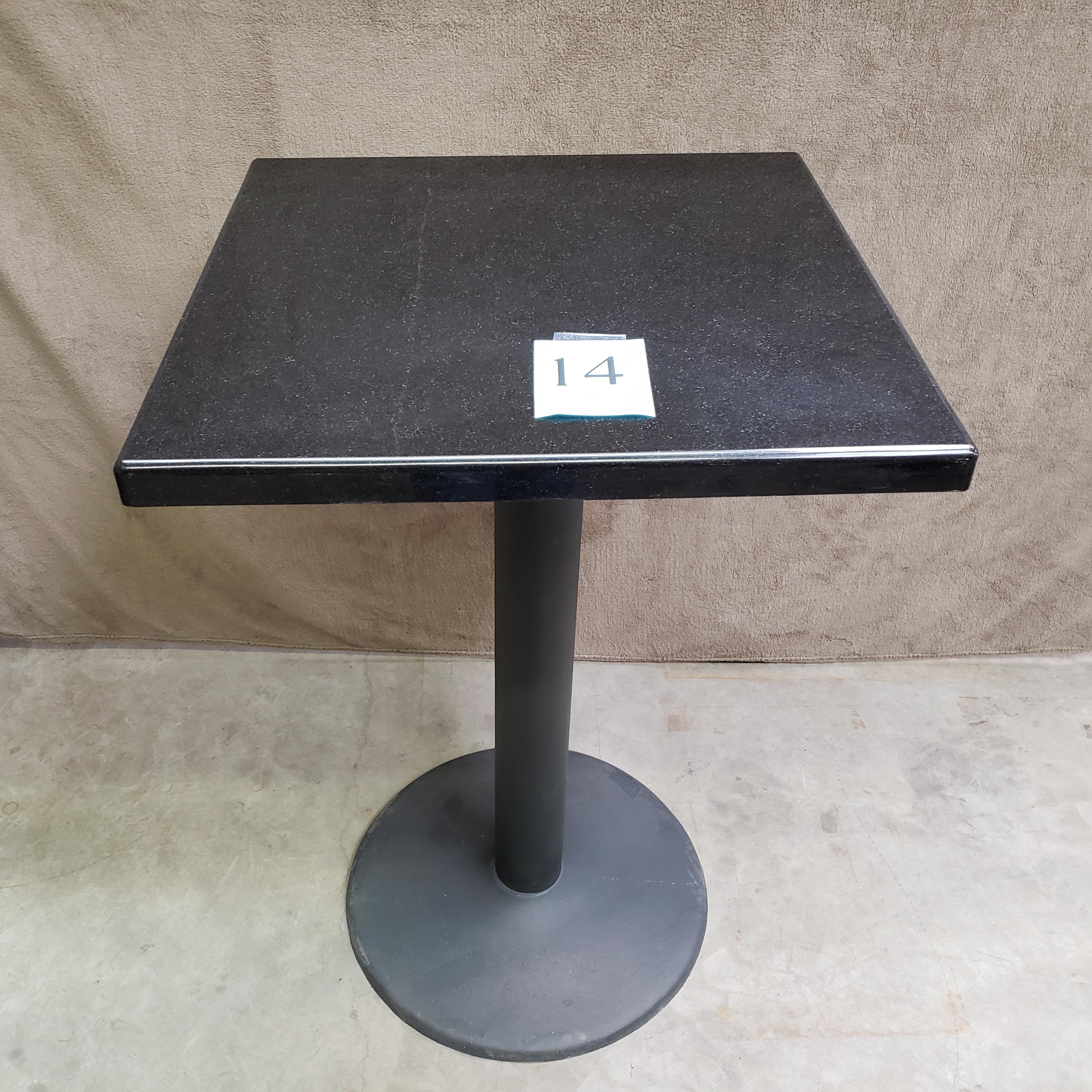 GRANITE TOP PUB STYLE TABLE