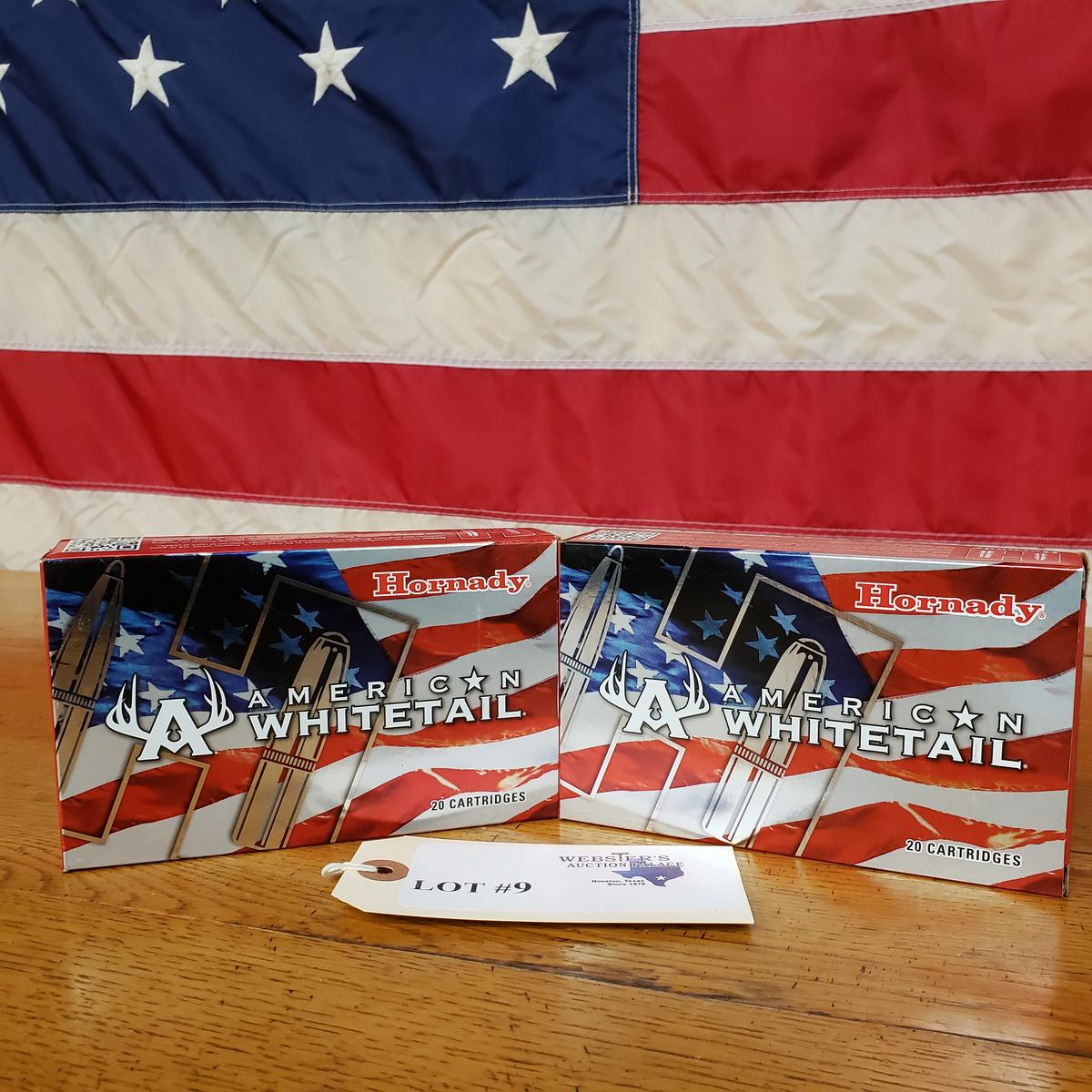 (2) BOXES HORNADY AMERICAN WHITETAIL 7MM REM MAG