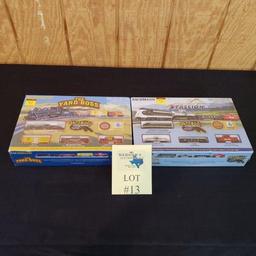 (2) BACHMANN ELECTRIC TRAIN SETS - THE YARD BOSS AND STALLION