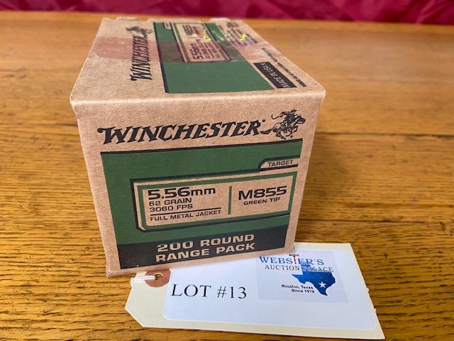 BOX WINCHESTER 5.56MM RANGE PACK - 200 TOTAL ROUNDS