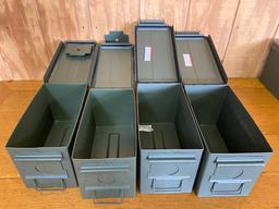 LOT OF 4 AMMO CANS