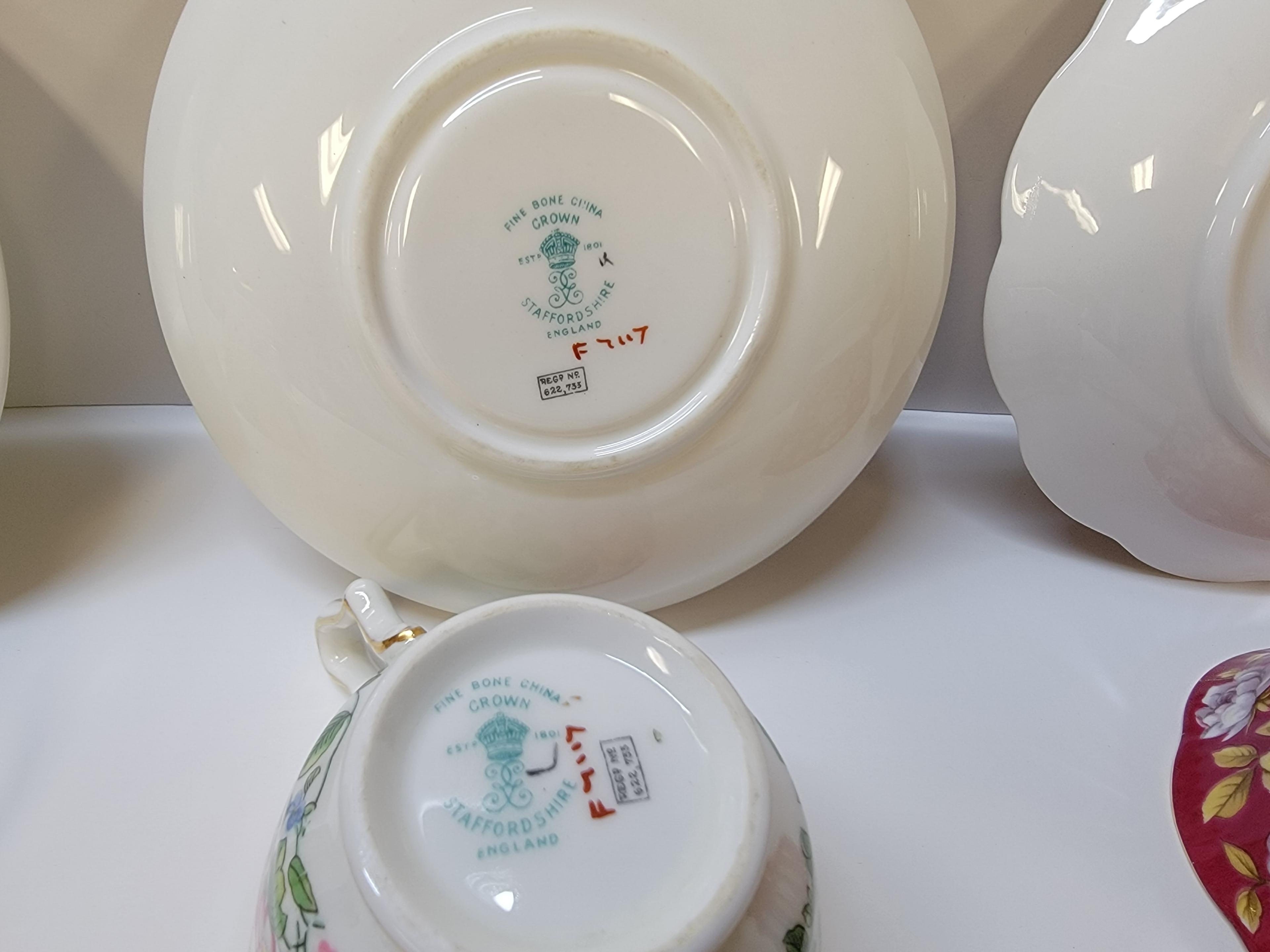 3- ENGLAND FINE BONE CHINA CUP AND SAUCER SETS