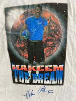 HAKEEM OLAJUWON SIGNED TSHIRT