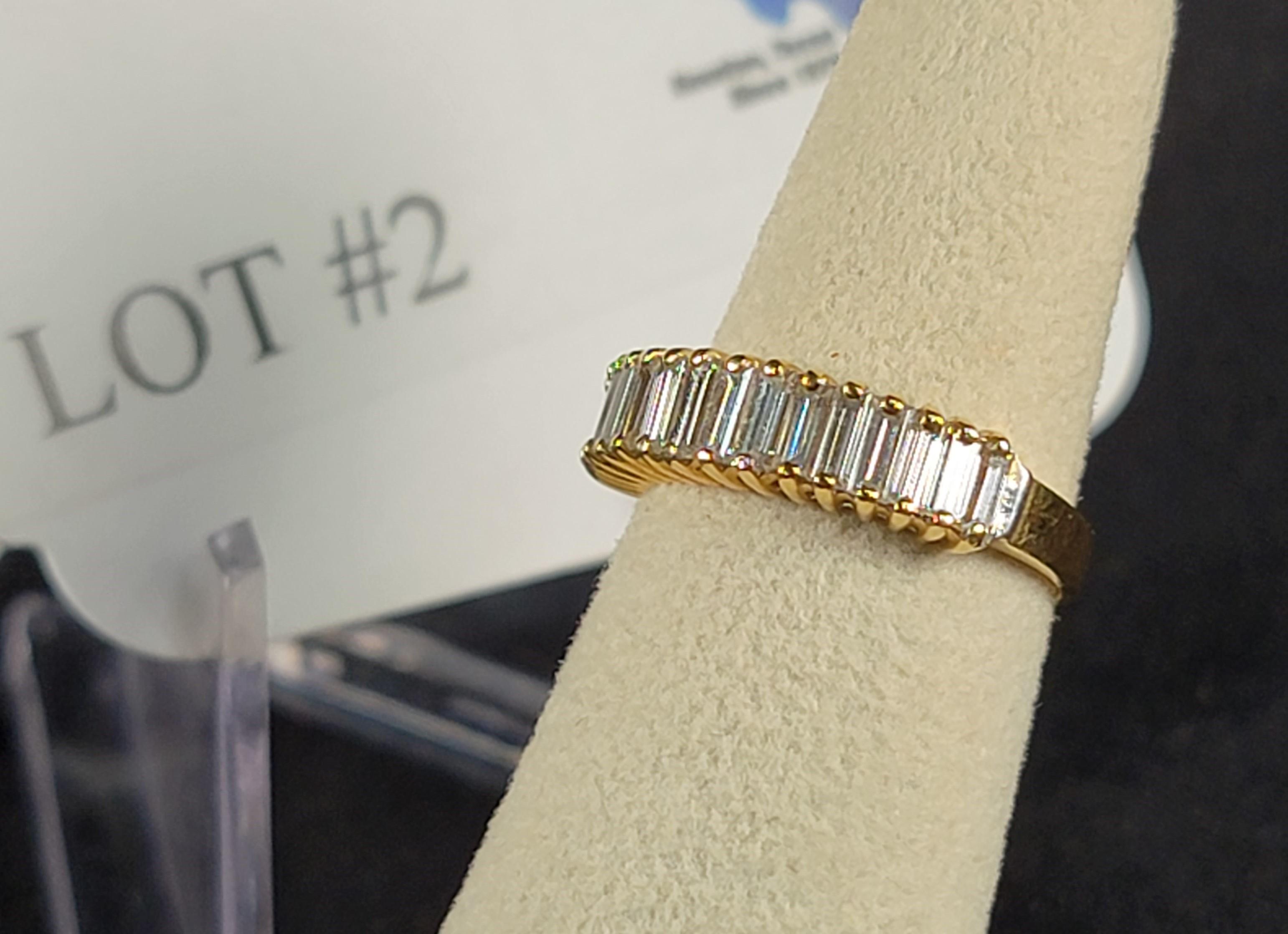 18KT YELLOW GOLD 1.00CTW DIAMOND WEDDING BAND