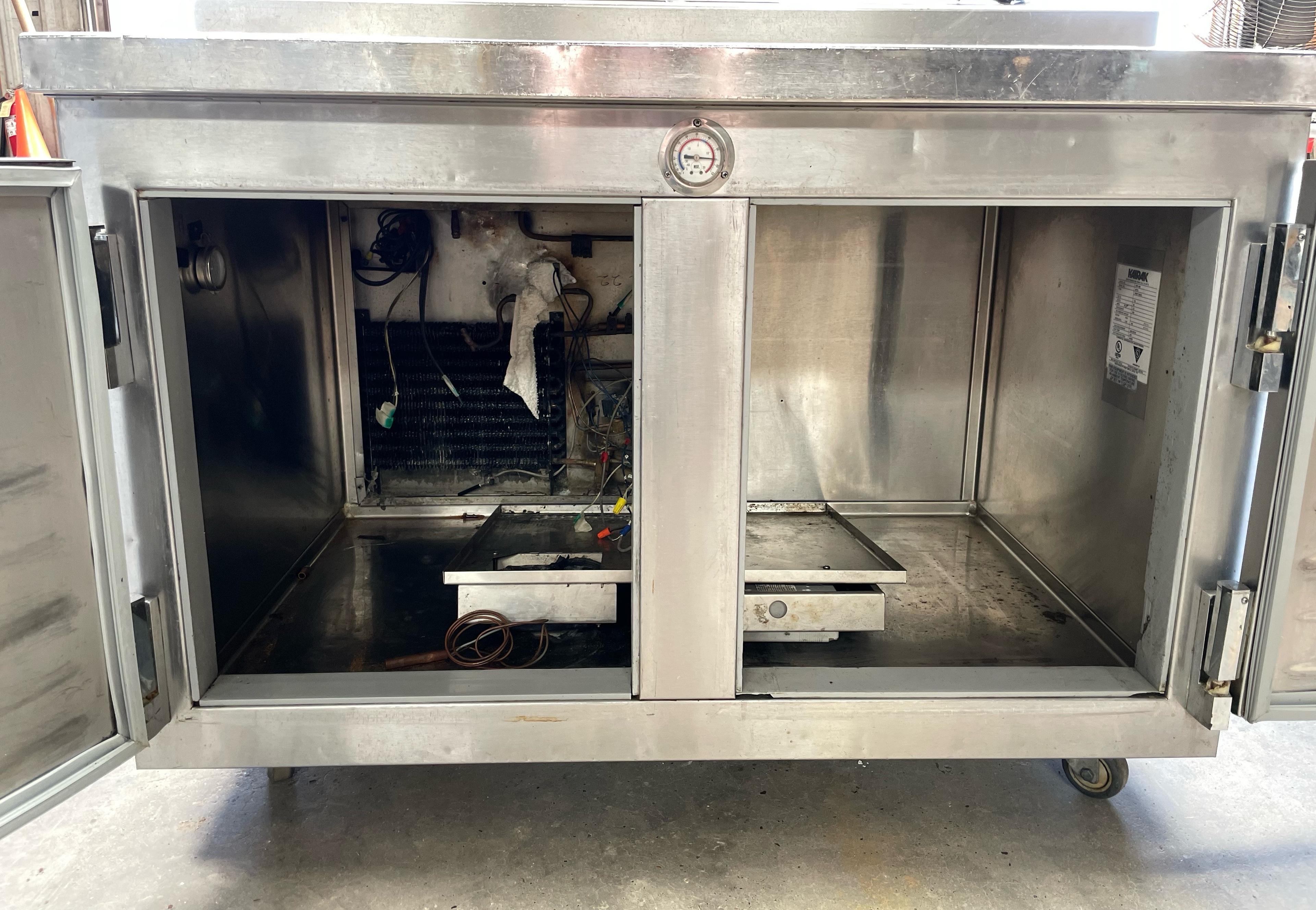 KAIRAK REFRIGERATED PREP TABLE 48" MODEL KRP-48R