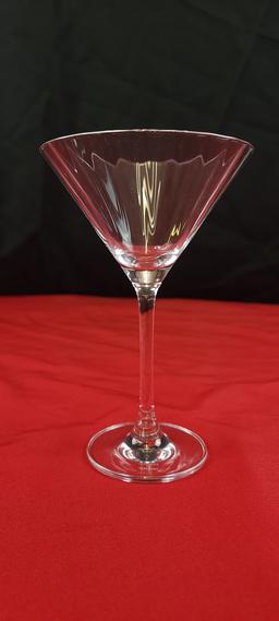 (3) MARQUIS BY WATERFORD MARTINI GLASSES