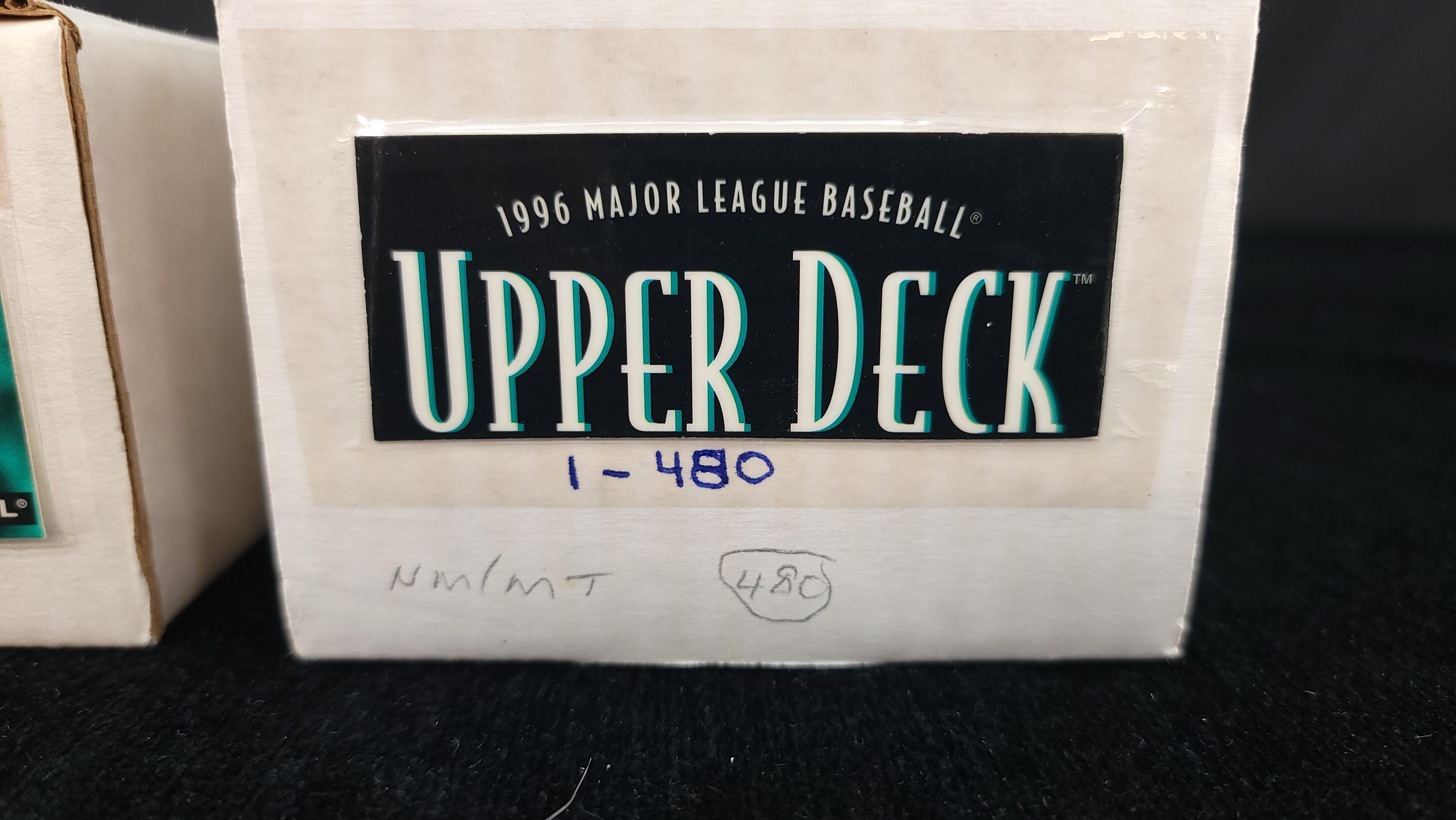 5 - BOXES UPPER DECK BASEBALL CARD SETS 1994 - 1998