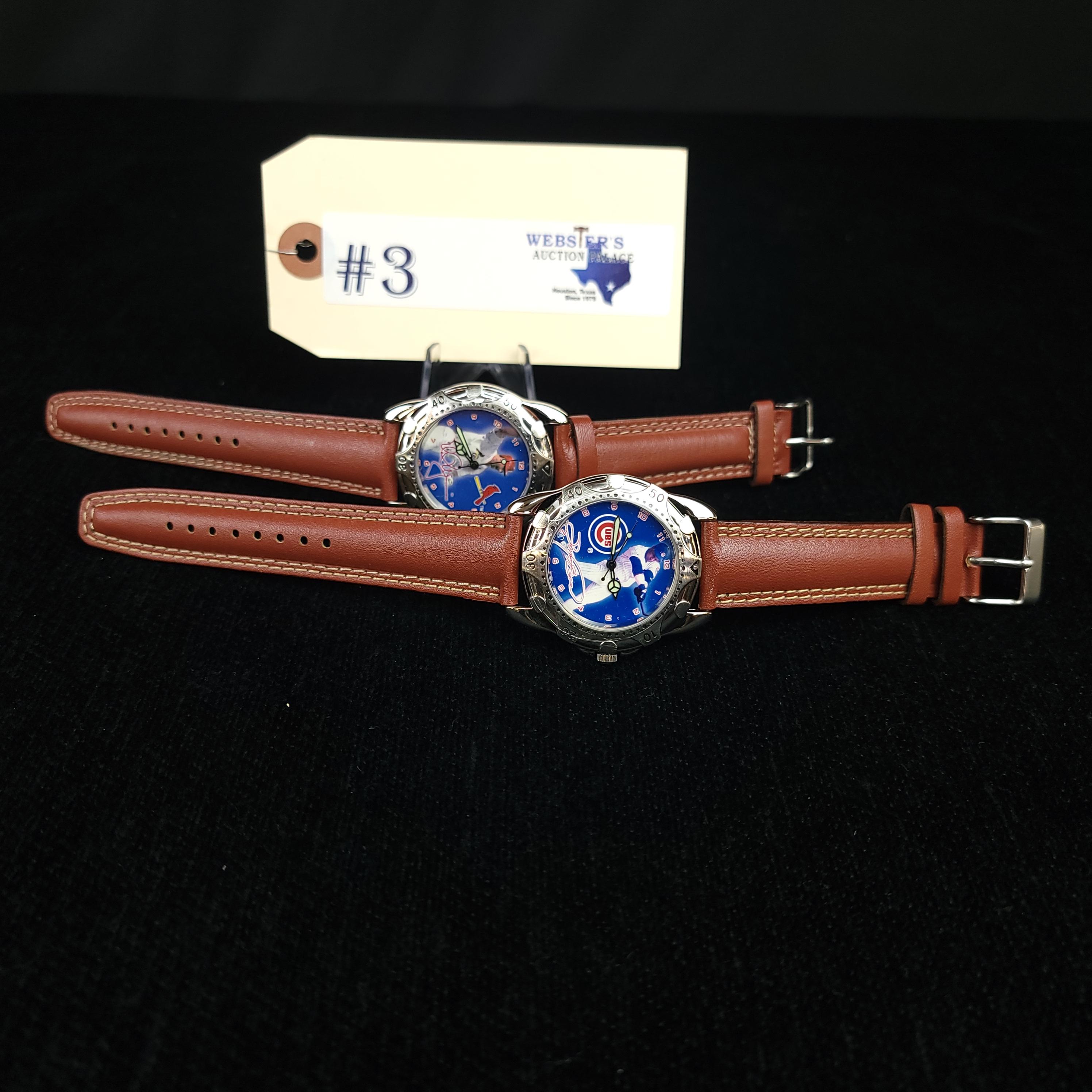 2 - HOME RUN HERO WATCHES - SAMMY SOSA AND MARK MCGWIRE