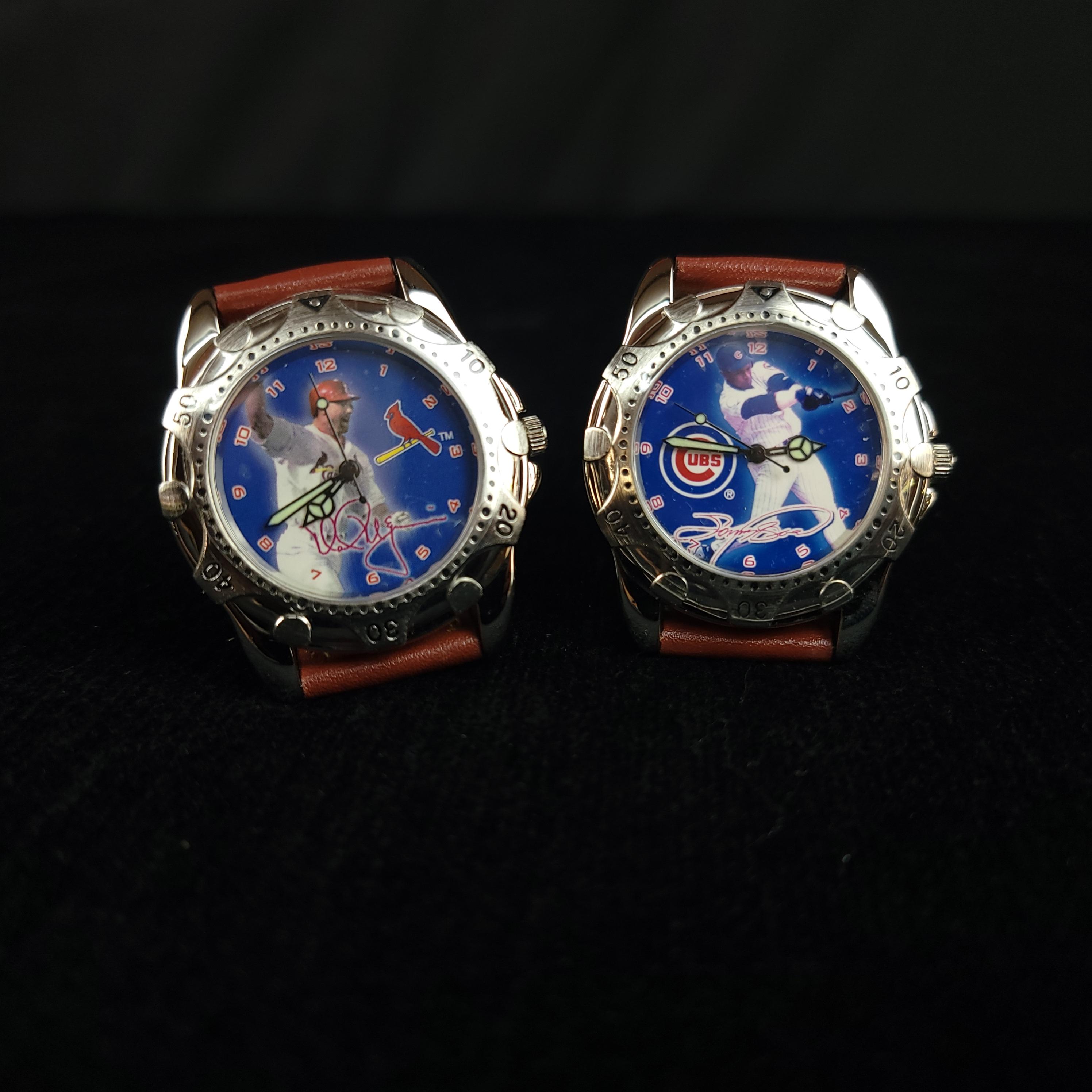 2 - HOME RUN HERO WATCHES - SAMMY SOSA AND MARK MCGWIRE