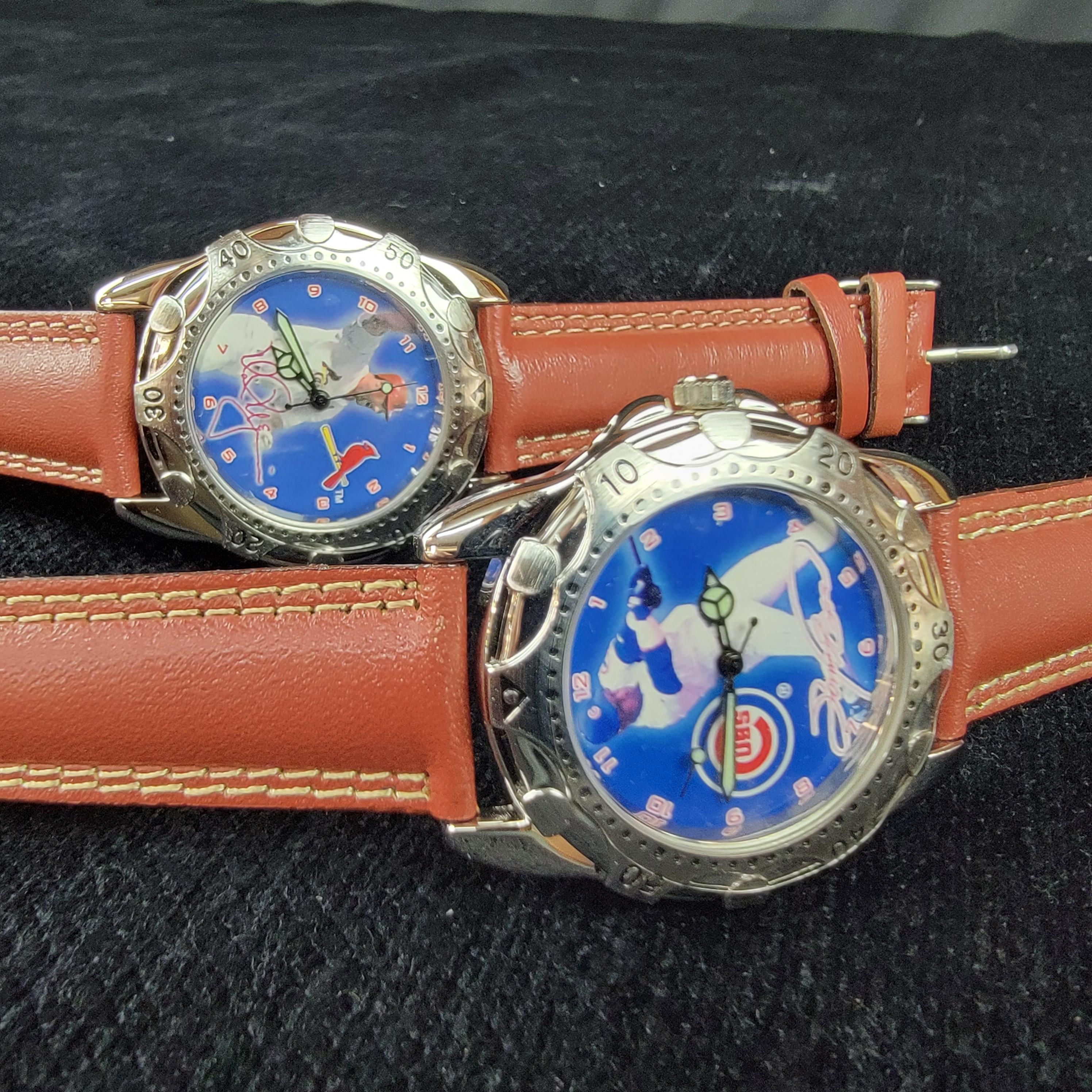 2 - HOME RUN HERO WATCHES - SAMMY SOSA AND MARK MCGWIRE