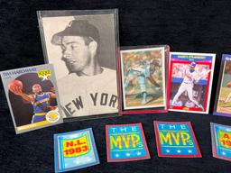 LOT OF BASEBALL CARDS AND POSTCARD
