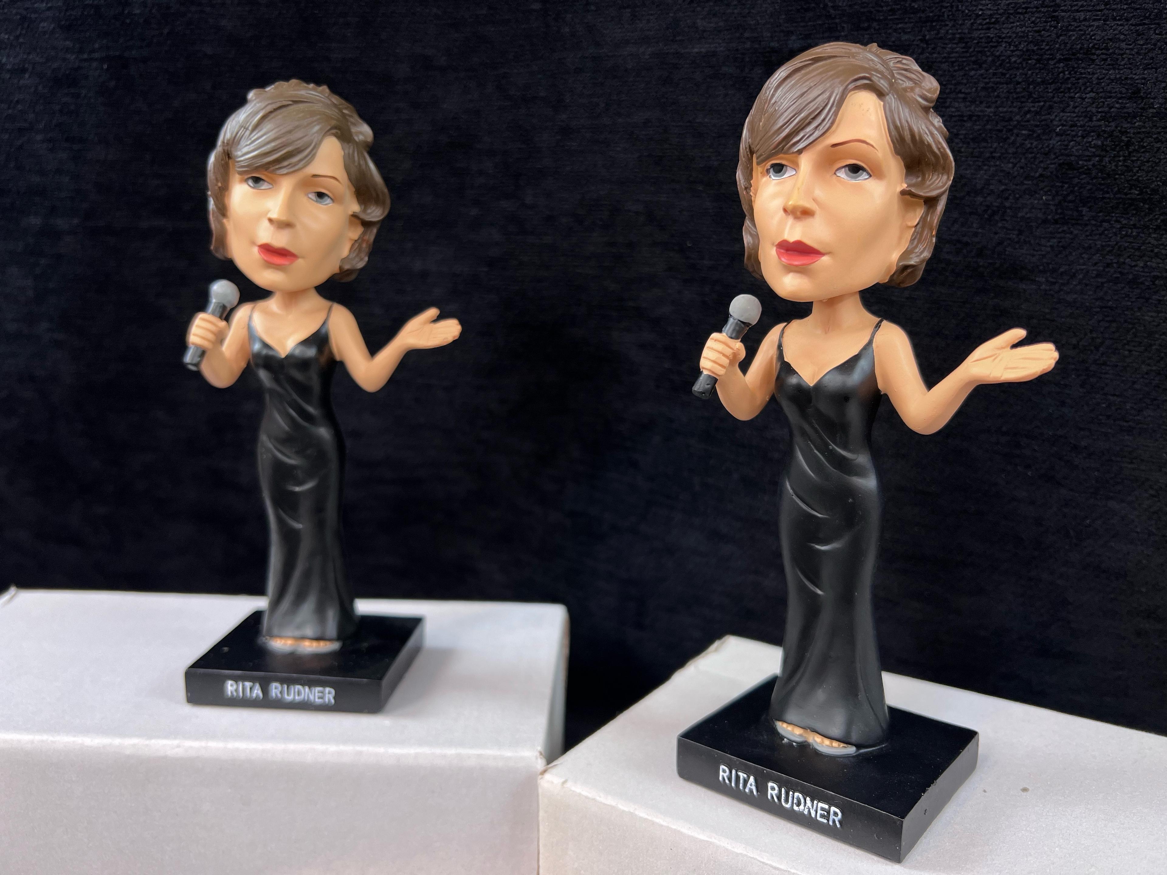 2 - RITA RUDNER BOBBLE HEADS FROM LAS VEGAS STADIUM