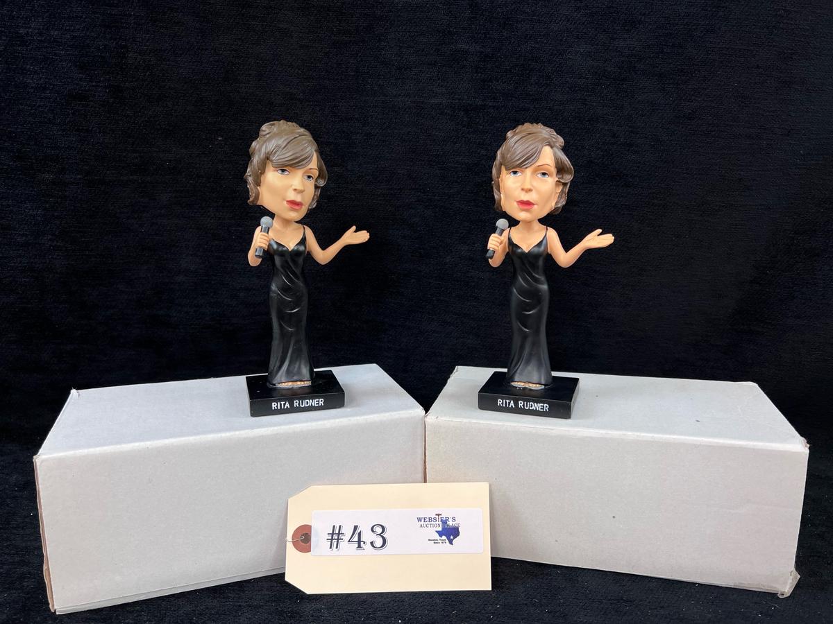 2 - RITA RUDNER BOBBLE HEADS FROM LAS VEGAS STADIUM