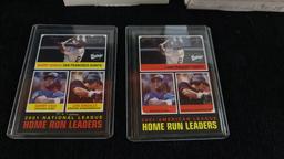 4 - BOXES UPPER DECK 2001 AND 2022 BASEBALL CARD SETS