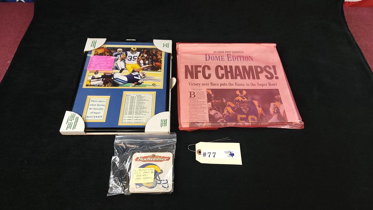 ST. LOUIS RAMS FOOTBALL LOT