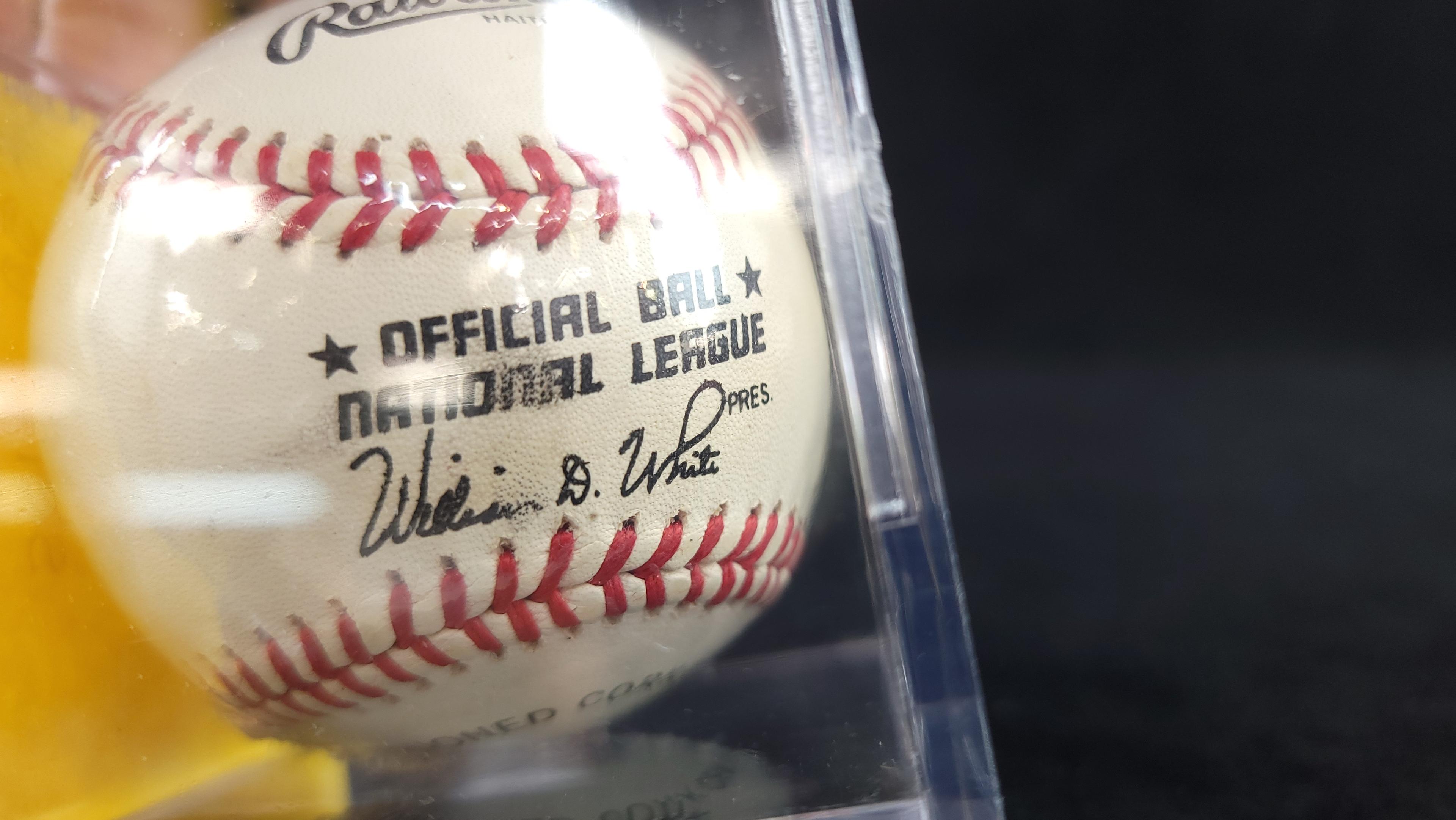 SIGNED JOE ADROCK BASEBALL