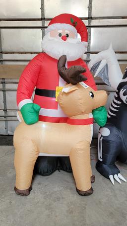 3 - INFLATABLE HOLIDAY YARD DECOR