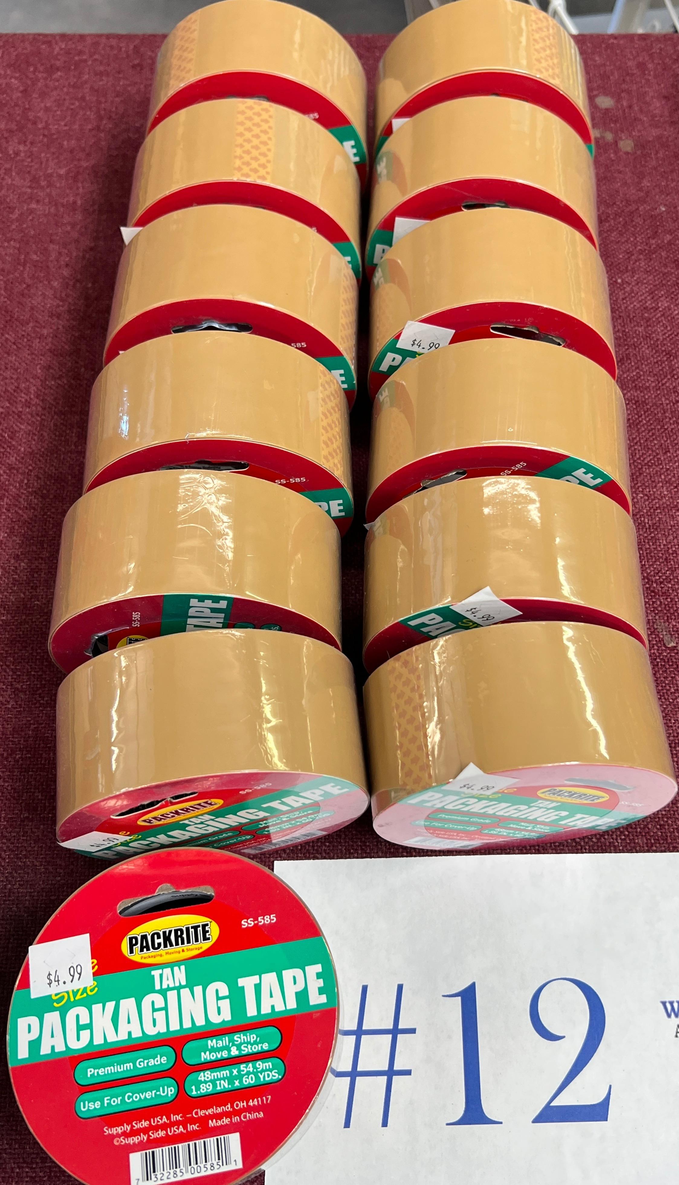 LARGE LOT OF PACKING TAPE