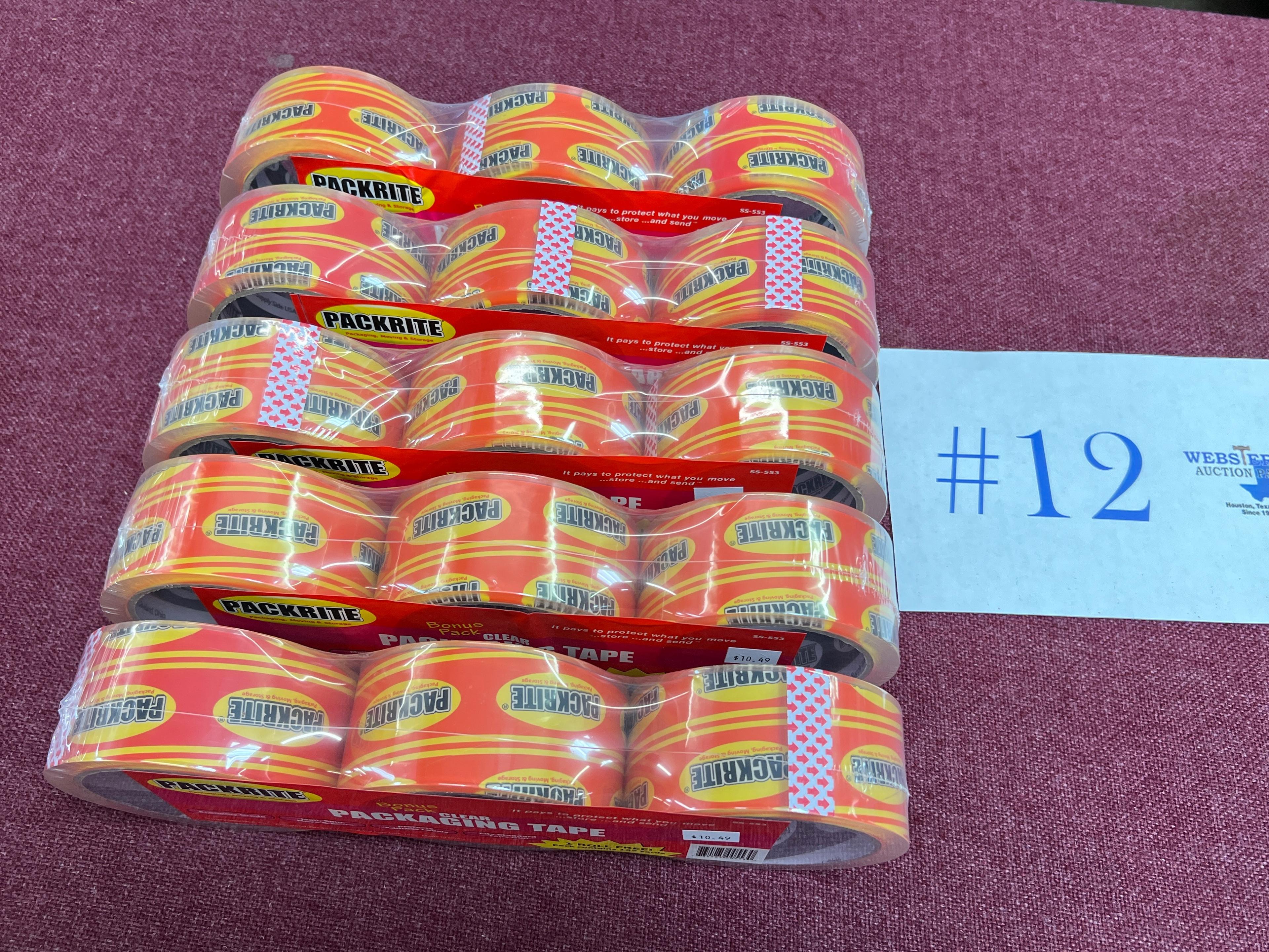 LARGE LOT OF PACKING TAPE