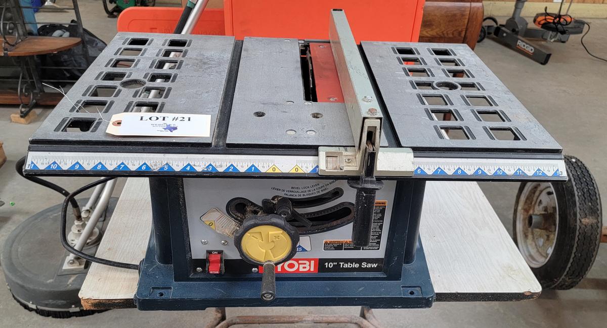 RYOBI 10" TABLE SAW