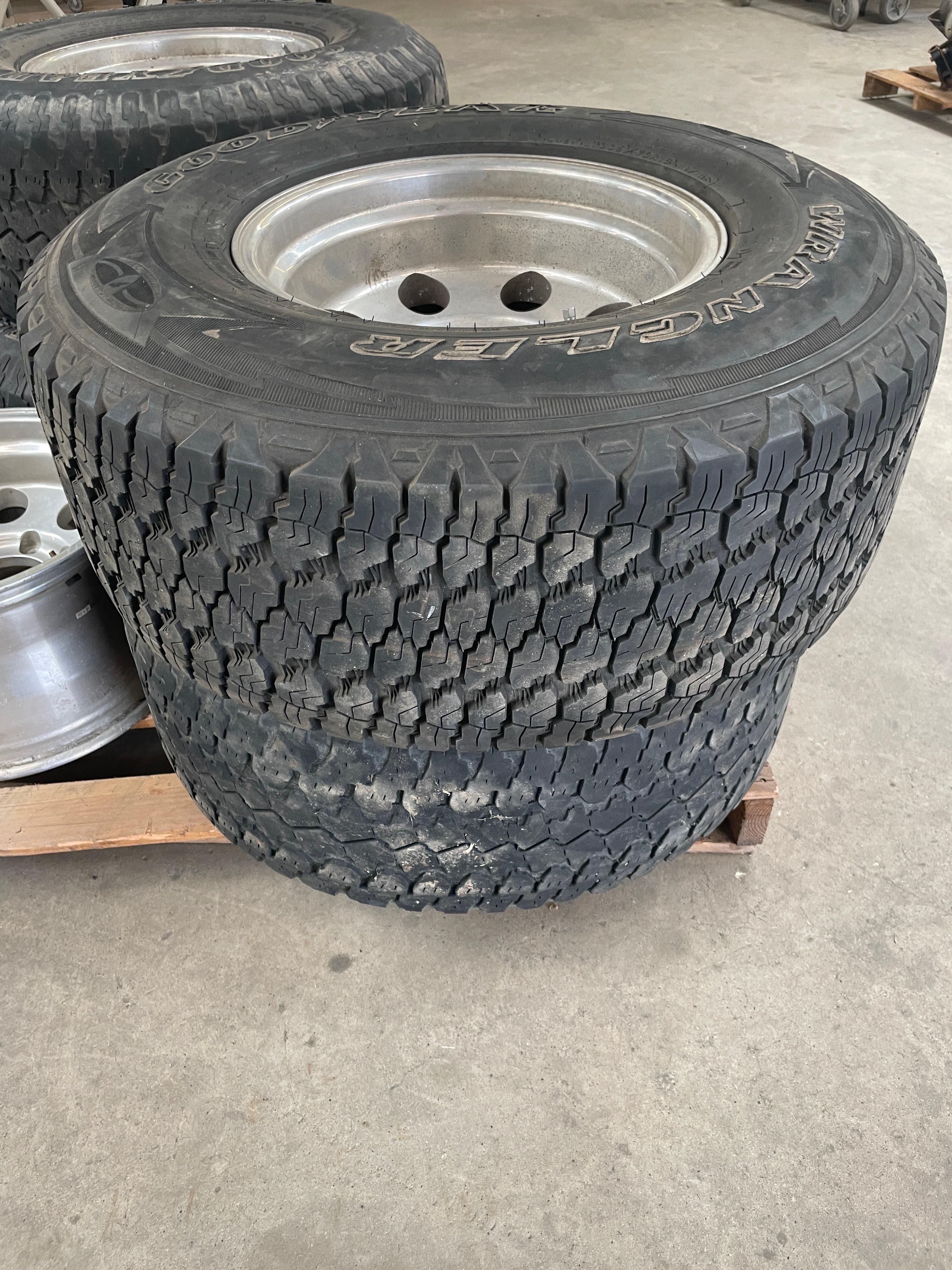 SET OF GOODYEAR WRANGLER TIRES