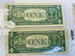 8 - 1957 B $1 SILVER CERTIFICATES