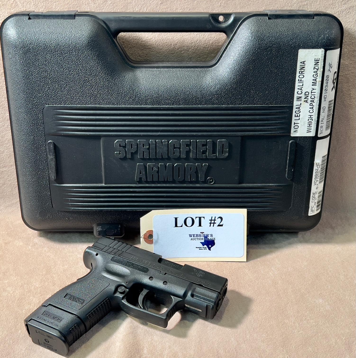 SPRINGFIELD ARMORY SA-XD 40 .40 S&W PISTOL