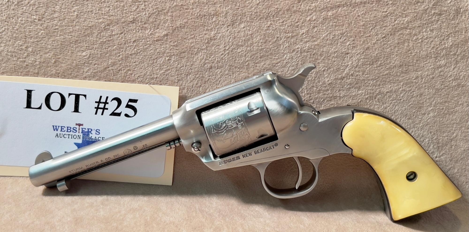 RUGER BEARCAT STAINLESS .22 LONG RIFLE REVOLVER