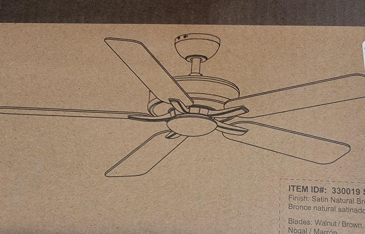 LOT OF 2 CEILING FANS