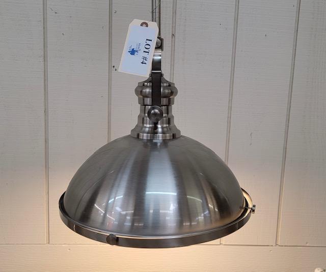 CHROME FINISH HANGING PENDANT LIGHT