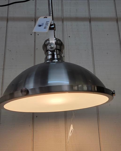 CHROME FINISH HANGING PENDANT LIGHT