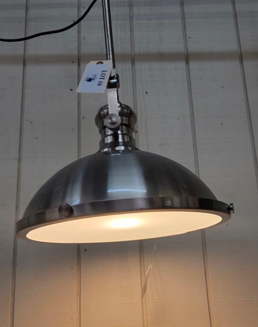 CHROME FINISH HANGING PENDANT LIGHT