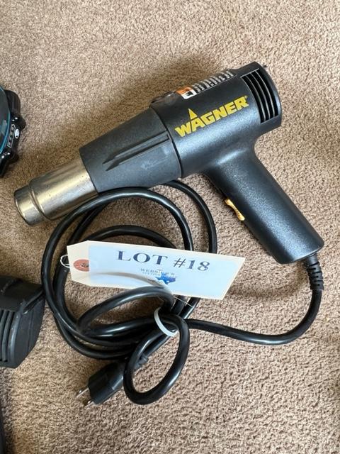 LOT OF DRILLS, SOLDERING TOOLS, STAPLER WITH CHARGERS