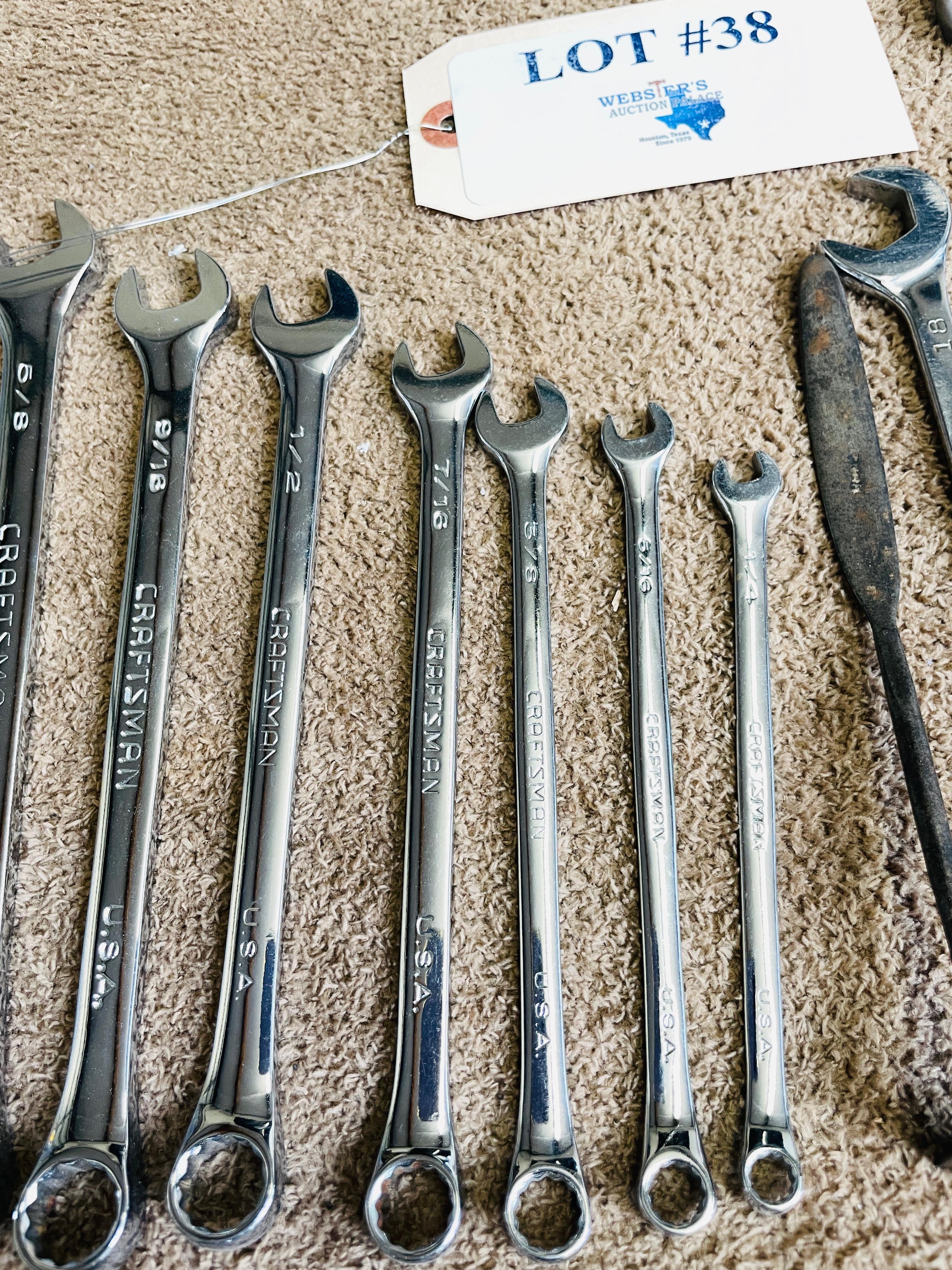 LARGE LOT OF WRENCHES