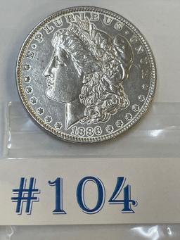 1886 MORGAN SILVER DOLLAR