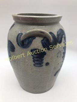 Northern Pottery Jar With Blue Decoration