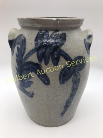 Northern Pottery Jar With Blue Decoration