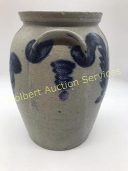 Northern Pottery Jar With Blue Decoration