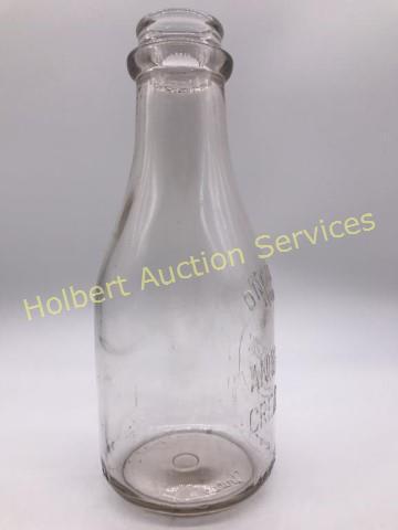 Anderson Creamery One Quart Milk Bottle