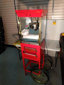 Nostalgia Electrics Popcorn maker with cart